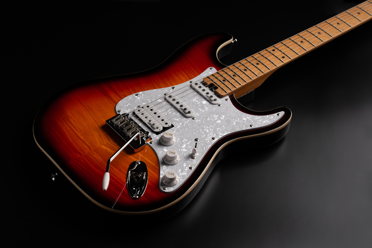 Электрогитара Aion H-10 dark brown burst