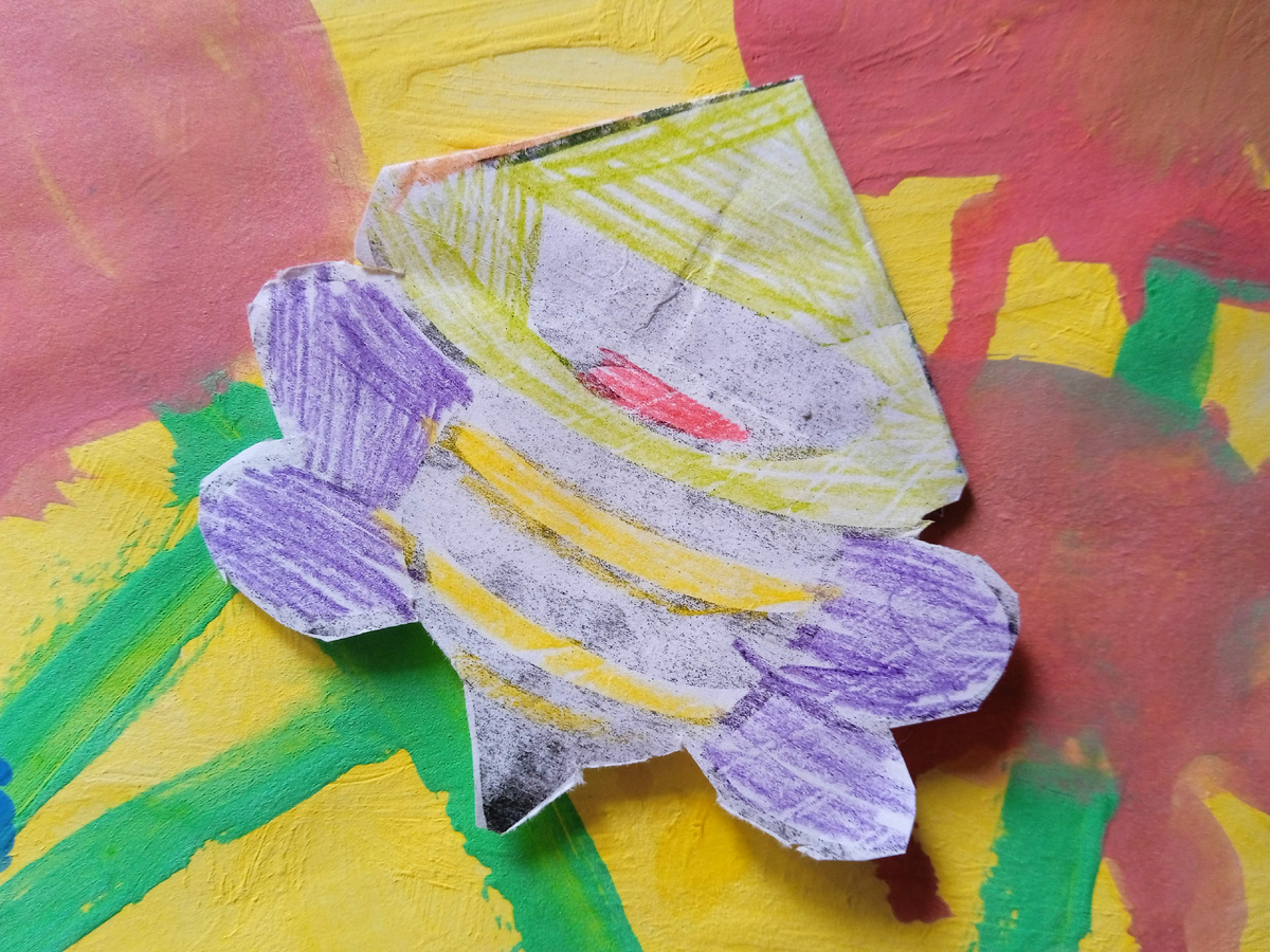 Закладка-пчёлка из бумаги