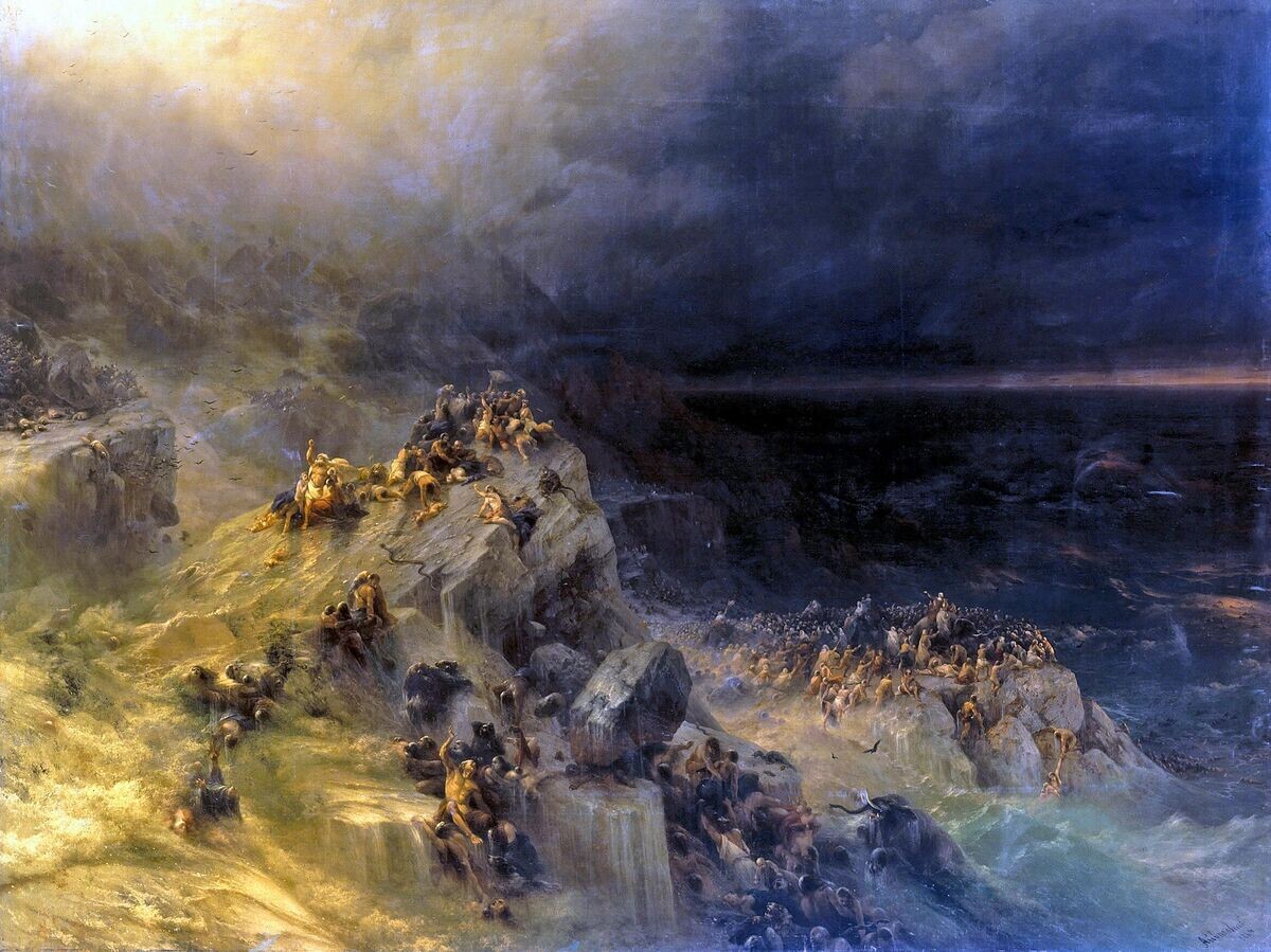    Картина Ивана Айвазовского "Всемирный потоп"© Public domain