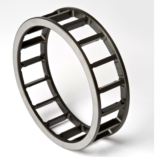 Задача сепаратора направлять бегущие по дорожке ролики и держать их на строго определенном расстоянии друг от друга