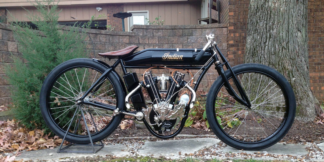 Мотоцикл Indian Eight-Valve Racer, 1912 год. Слишком красив, чтобы просто ехать