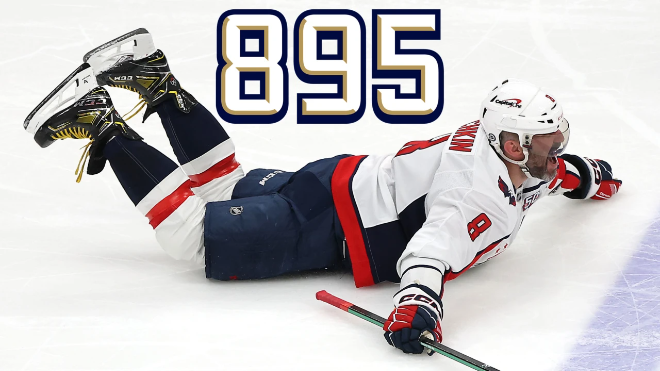 Александр Овечкин забил рекордный 895 гол. Фото 47channel.ru.