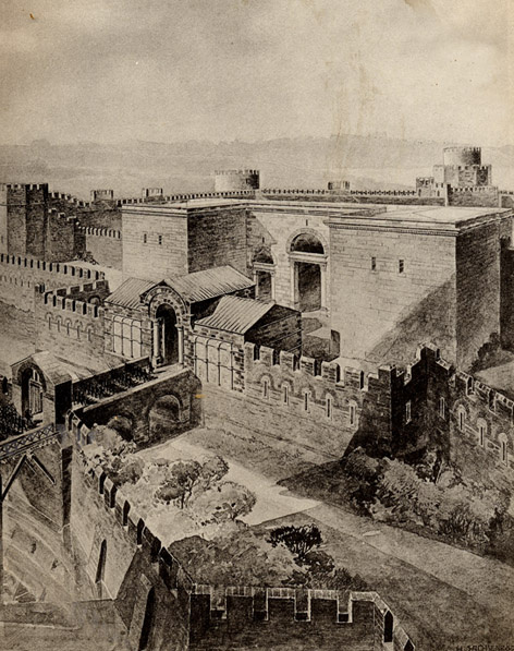 Золотые ворота Константинополя, взятые русскими зодчими как образец.