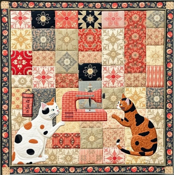 Котики тоже шьют)