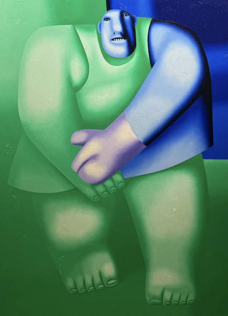     Целков О.Н. «Прогулка», 1997 г.