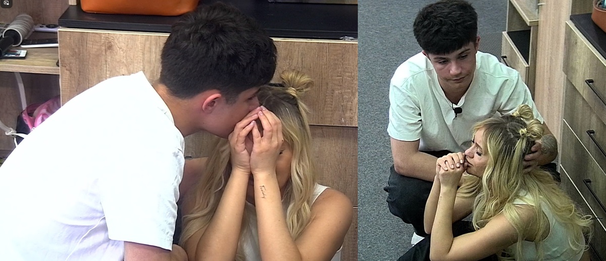 Никита Гуранда и Элина Рахимова (фото из эфира на «Okko»)