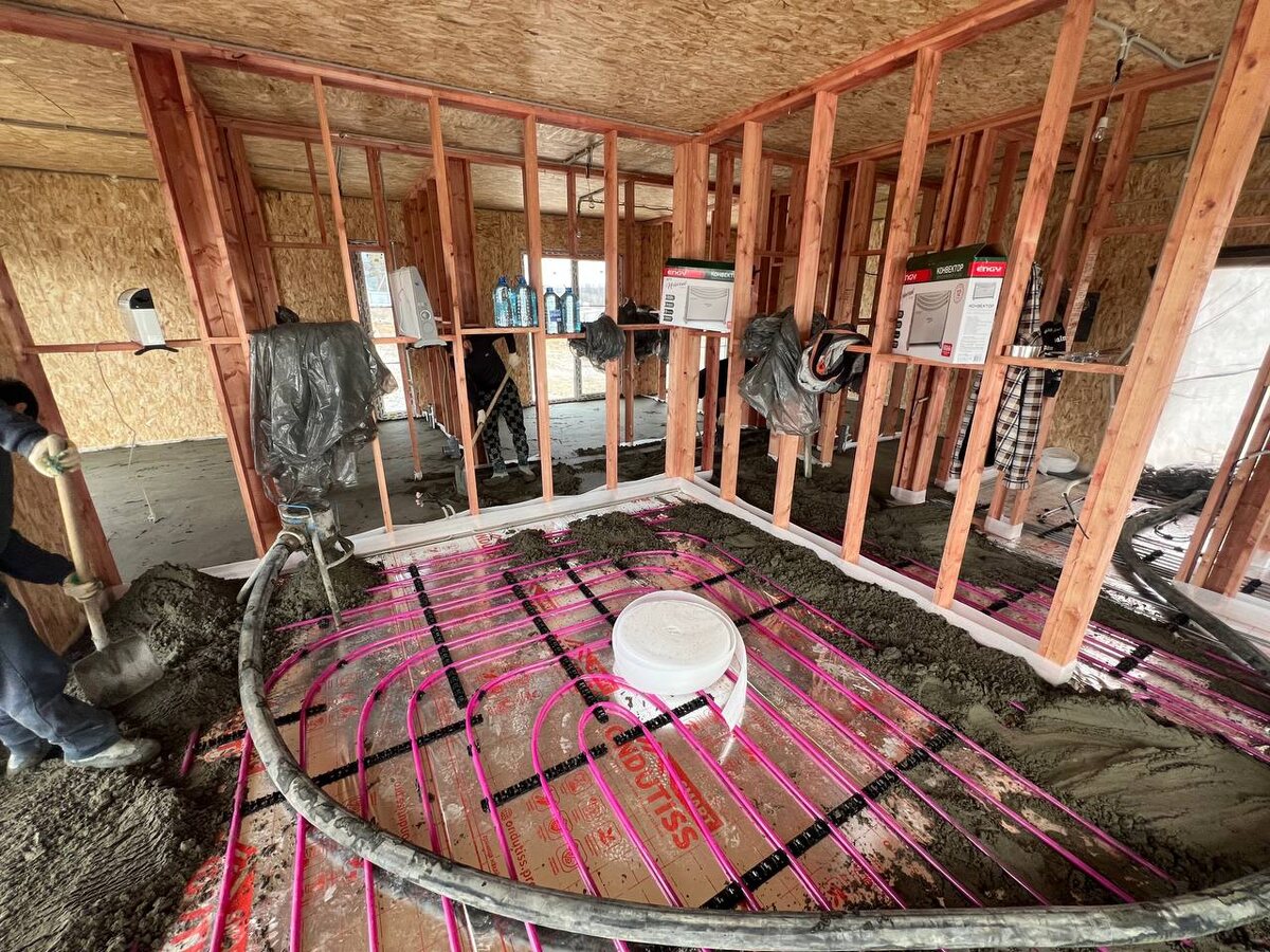 Изоляция системы теплого пола в частном доме