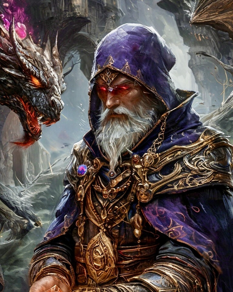 Эльф и дракон