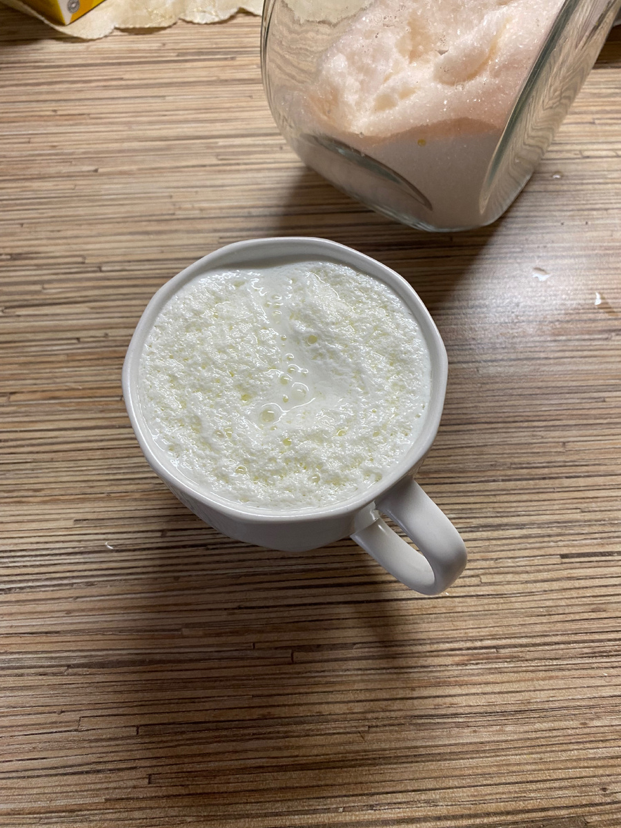 Разогретый кефир )))