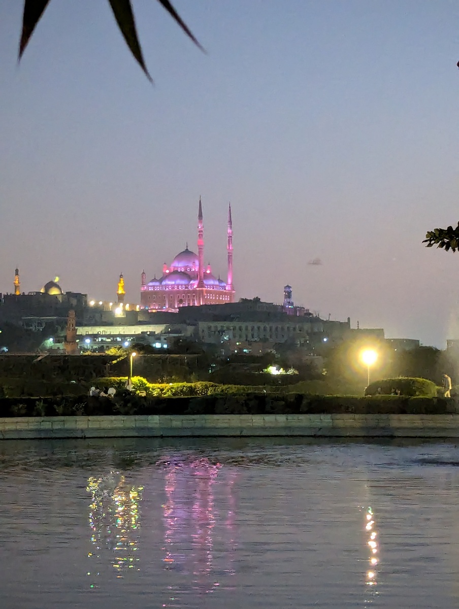 Каирская цитадель, мечеть Мухаммеда Али. Вид из парка. Аль-Азхар