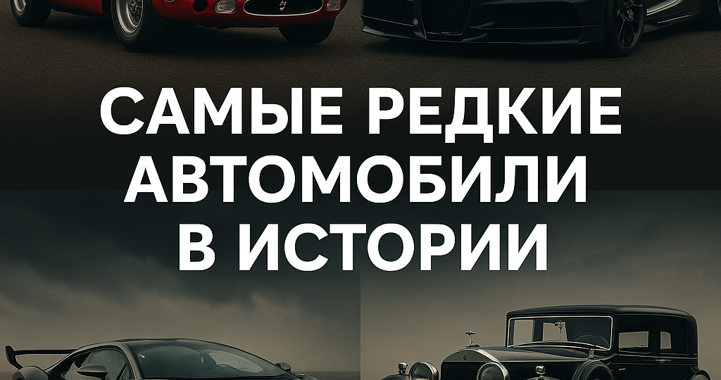 Самые редкие автомобили в истории: машины, которые вы вряд ли когда-либо увидите вживую