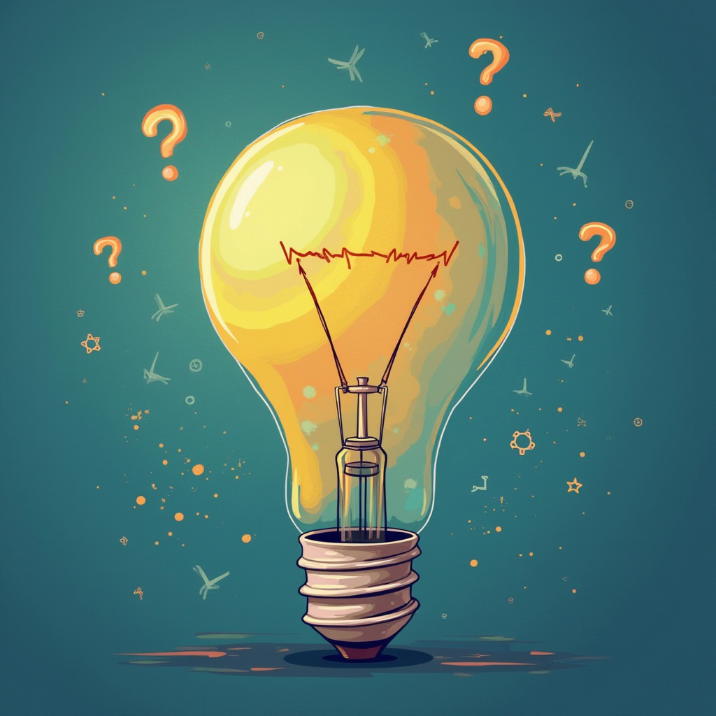 Бизнес идея - это иногда "эврика", а иногда - долгий расчет (сгенерированное изображение)