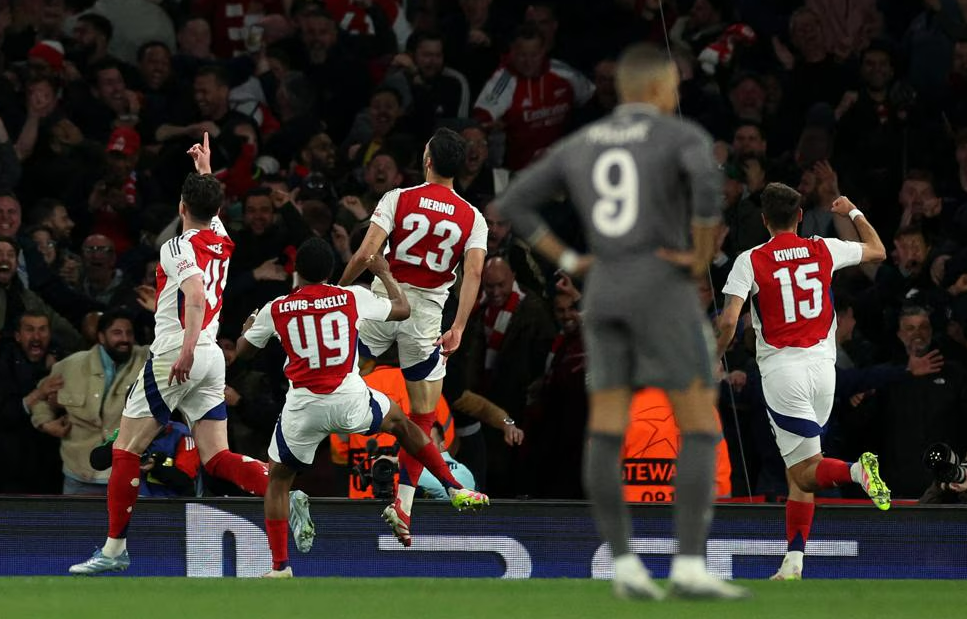 "Арсенал" разгромил Килиана Мбаппе и других звезд "Реала". Фото: УЕФА