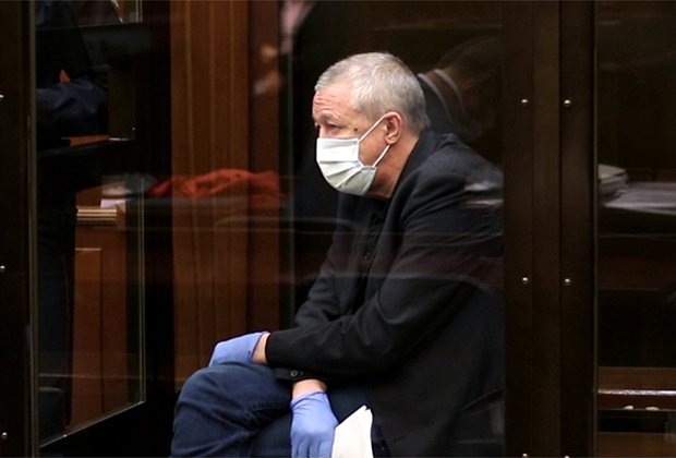    Актер Михаил Ефремов в зале заседаний Мосгорсуда. Фото: Пресс-служба Мосгорсуда