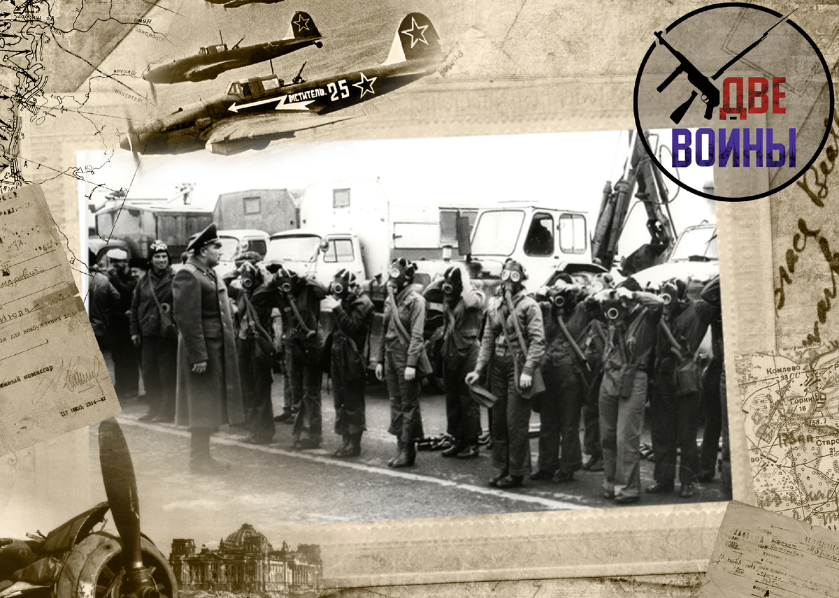 Занятия по гражданской обороне в СССР. Фото в свободном доступе.