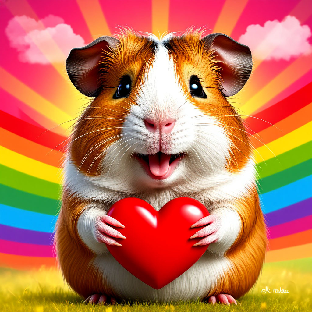 Улыбка морской свинки была бы заразительной — даже для людей!