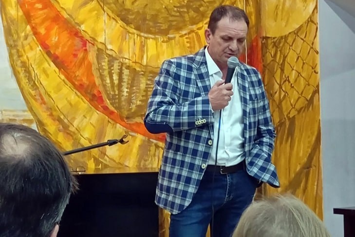    Авторский вечер Вячеслава Денисова в Санкт-Петербурге.