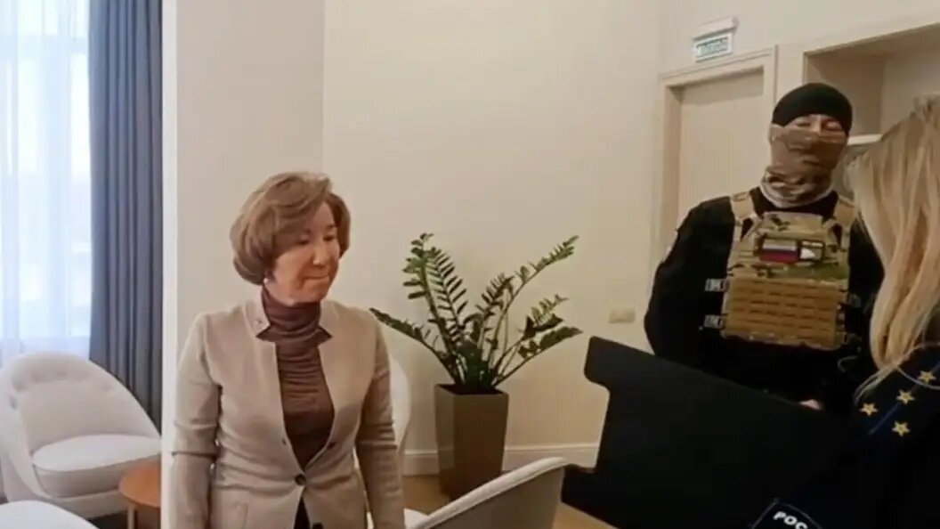    Кадр из видео задержания Натальи Ильиной. Фото: РИА Новости