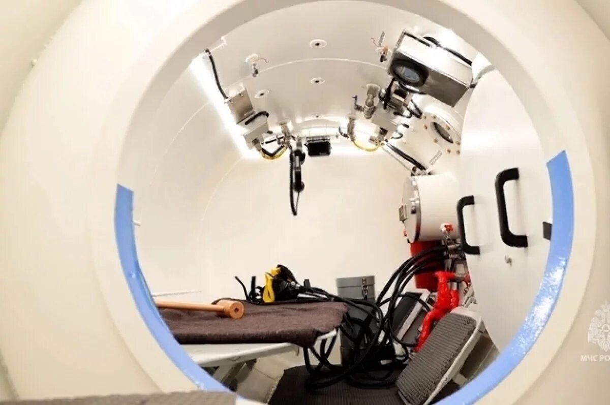    На Камчатке у спасателей появился новый передвижной барокомплекс