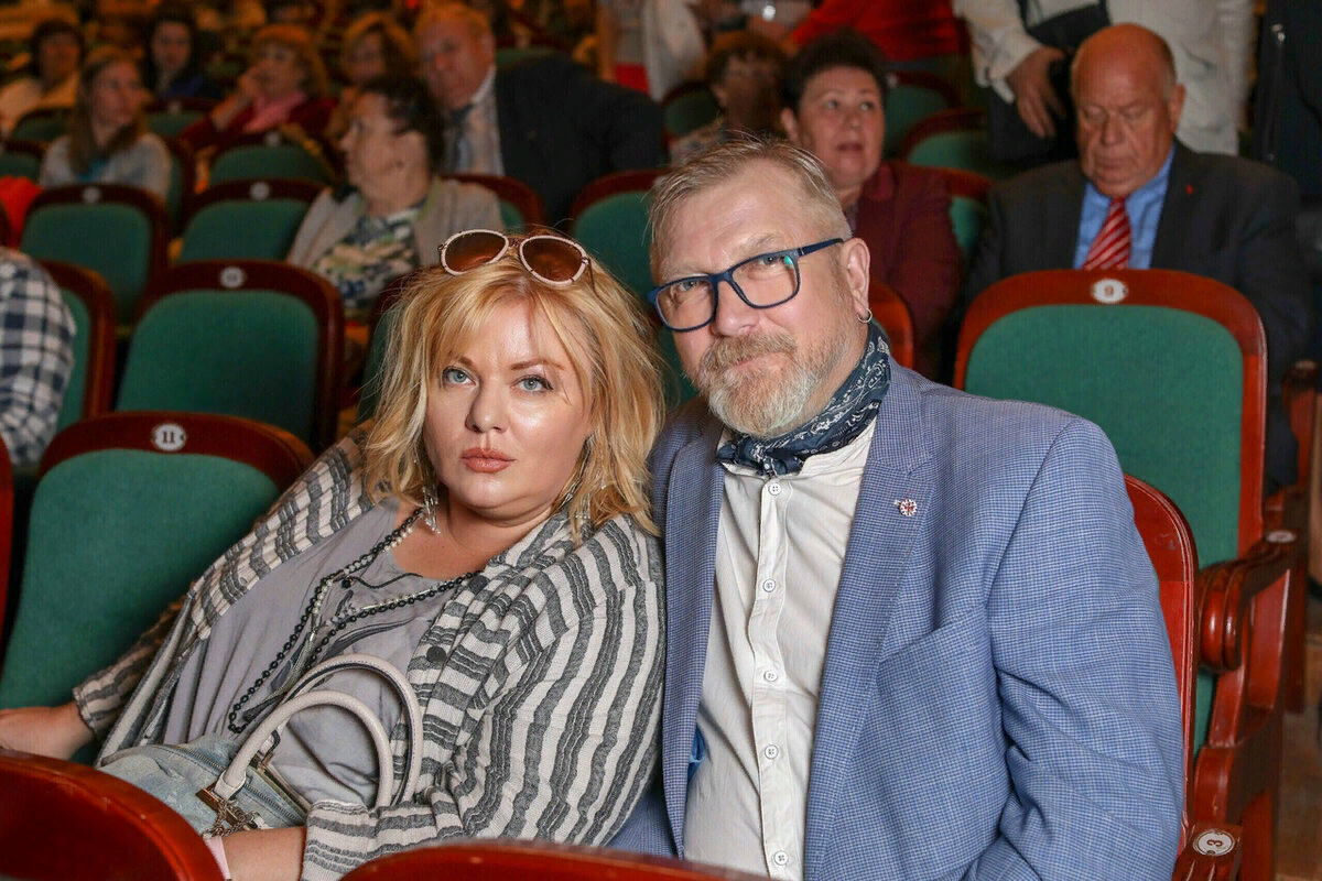 Виктор Бычков с третьей женой Полиной