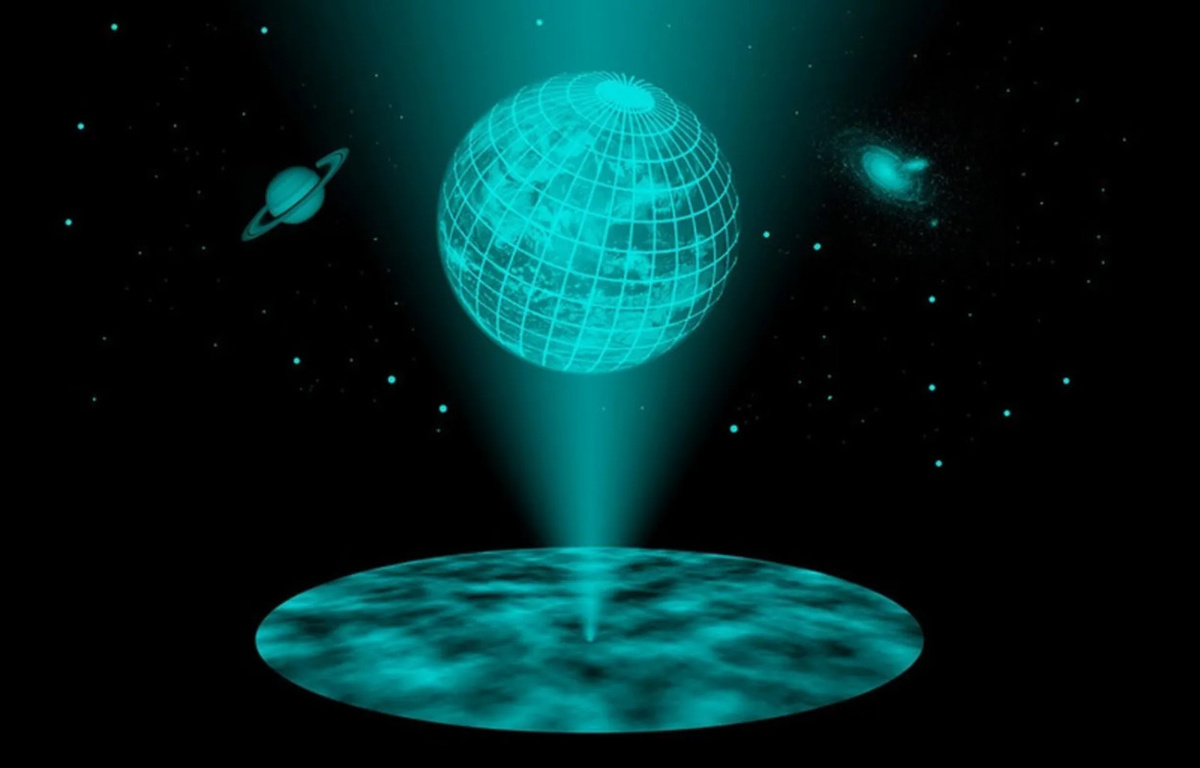 Так в теории происходит проекция Вселенной в визуализации ученых Венского технического университета, опубликованной в 2015-м. Источник: TU Wien