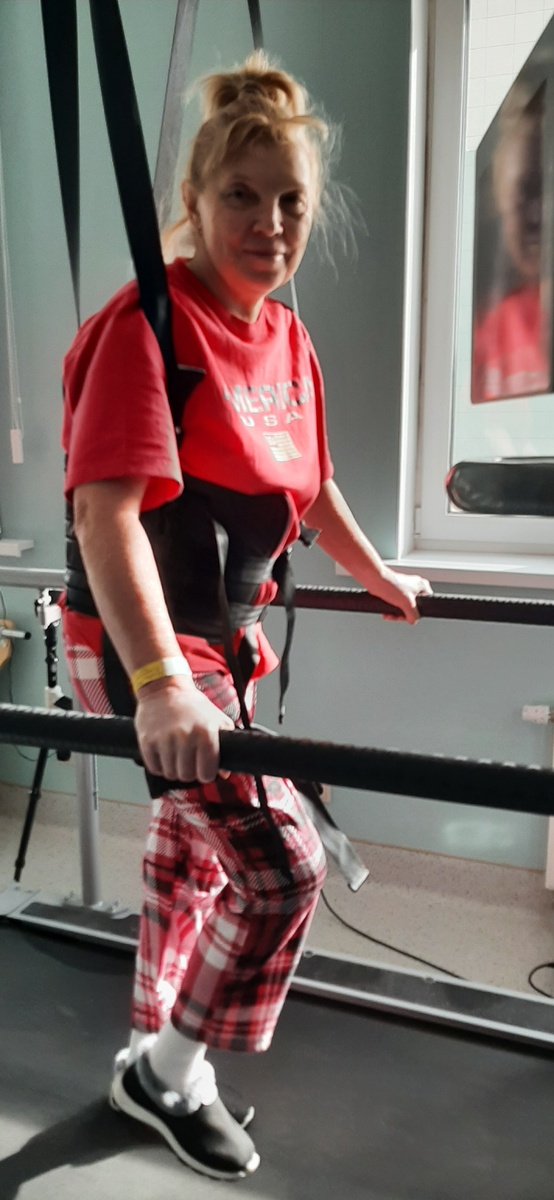 На беговой дорожке