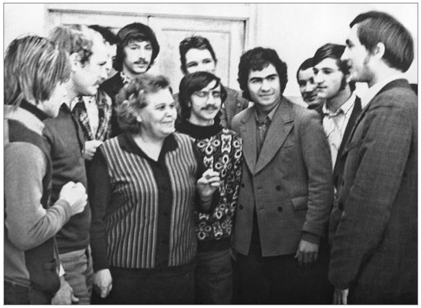 Группа "Поиск" и Е.В. Потехина. 1970-е гг.