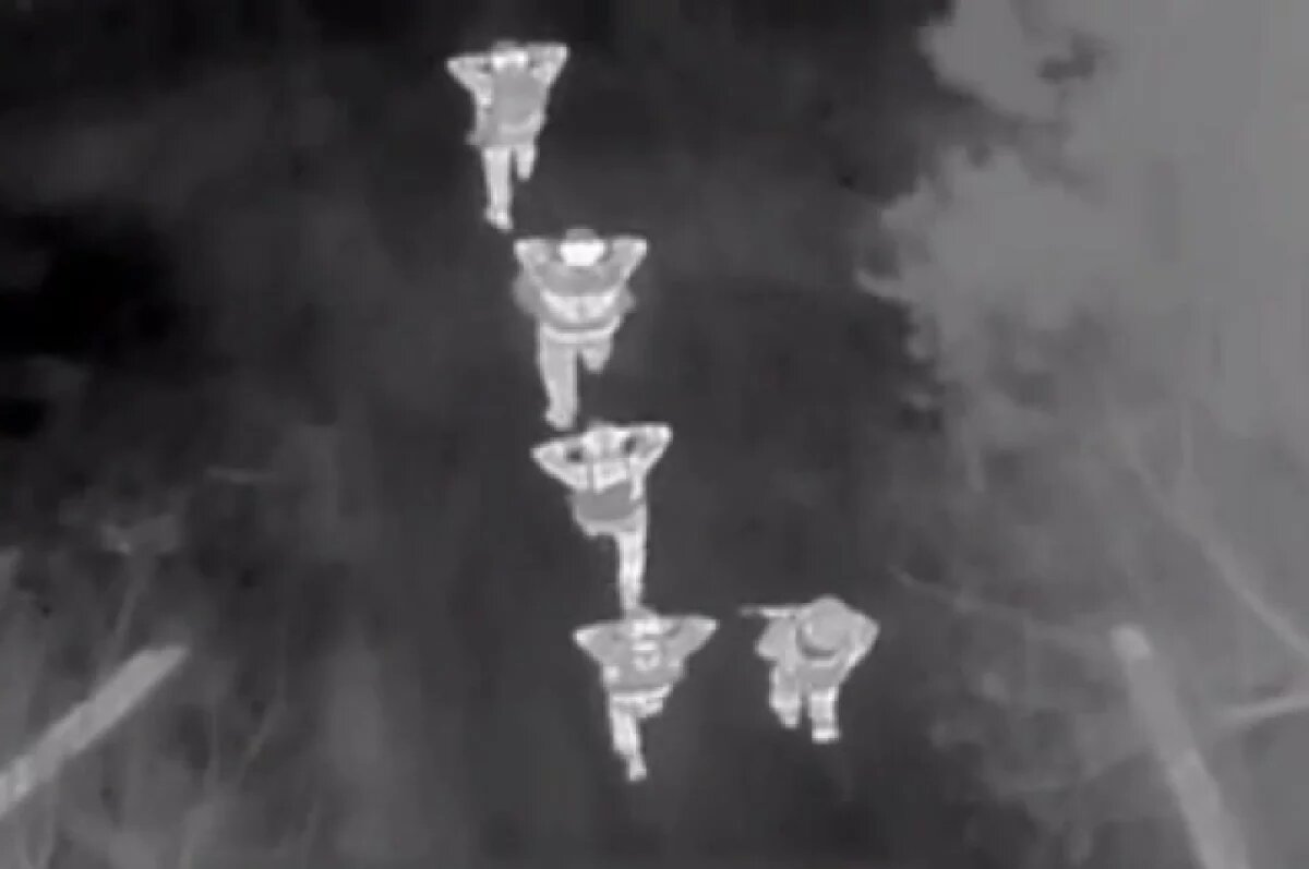    Появилось видео сдачи в плен разведруппы ВСУ в ДНР
