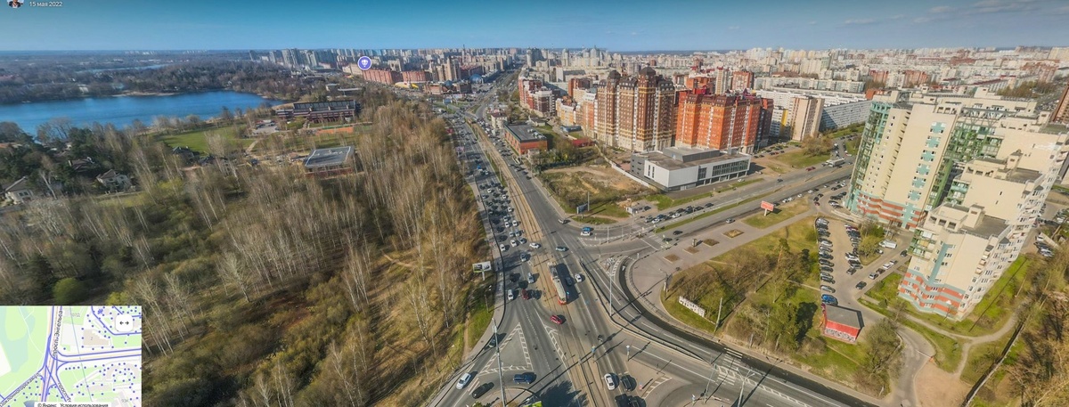    Спорный объект находится на пересечении Северного проспекта и проспекта Энгельса Автор фото: Яндекс.Карты