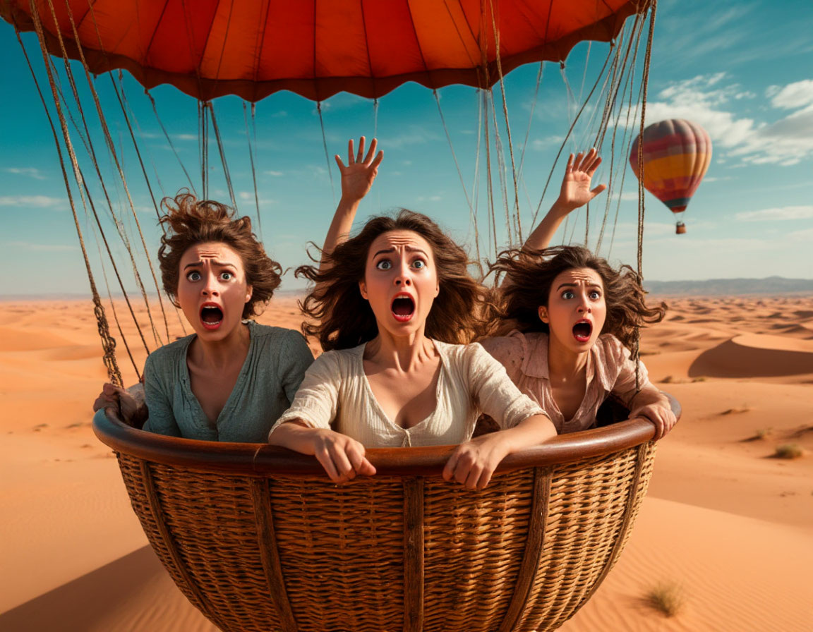 Дубай: главные причины катастрофы воздушного шара с российским туристами. Фото из нейросети