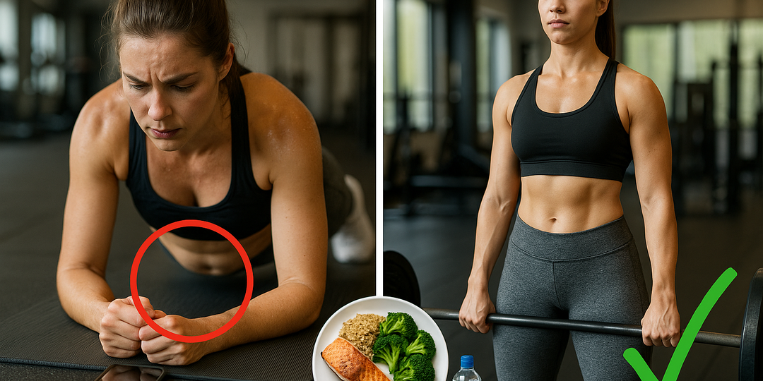 🧠 Как сделать плоский живот к лету (и почему планка, вакуум и “нижний пресс” — это почти бесполезно)