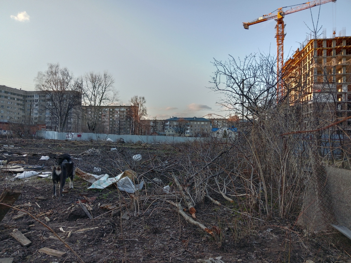 Всё, что осталось от частного сектора 