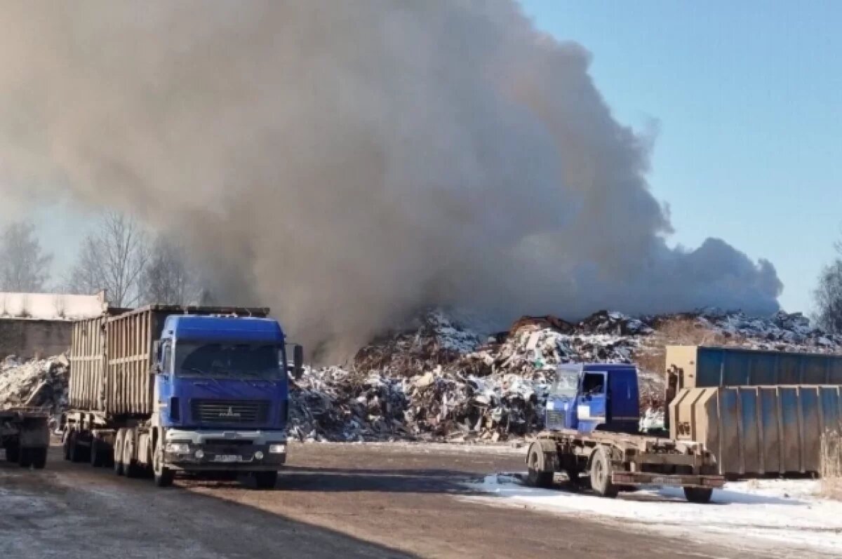    Регионального оператора оштрафовали за пожар на свалке в Гусь-Хрустальном