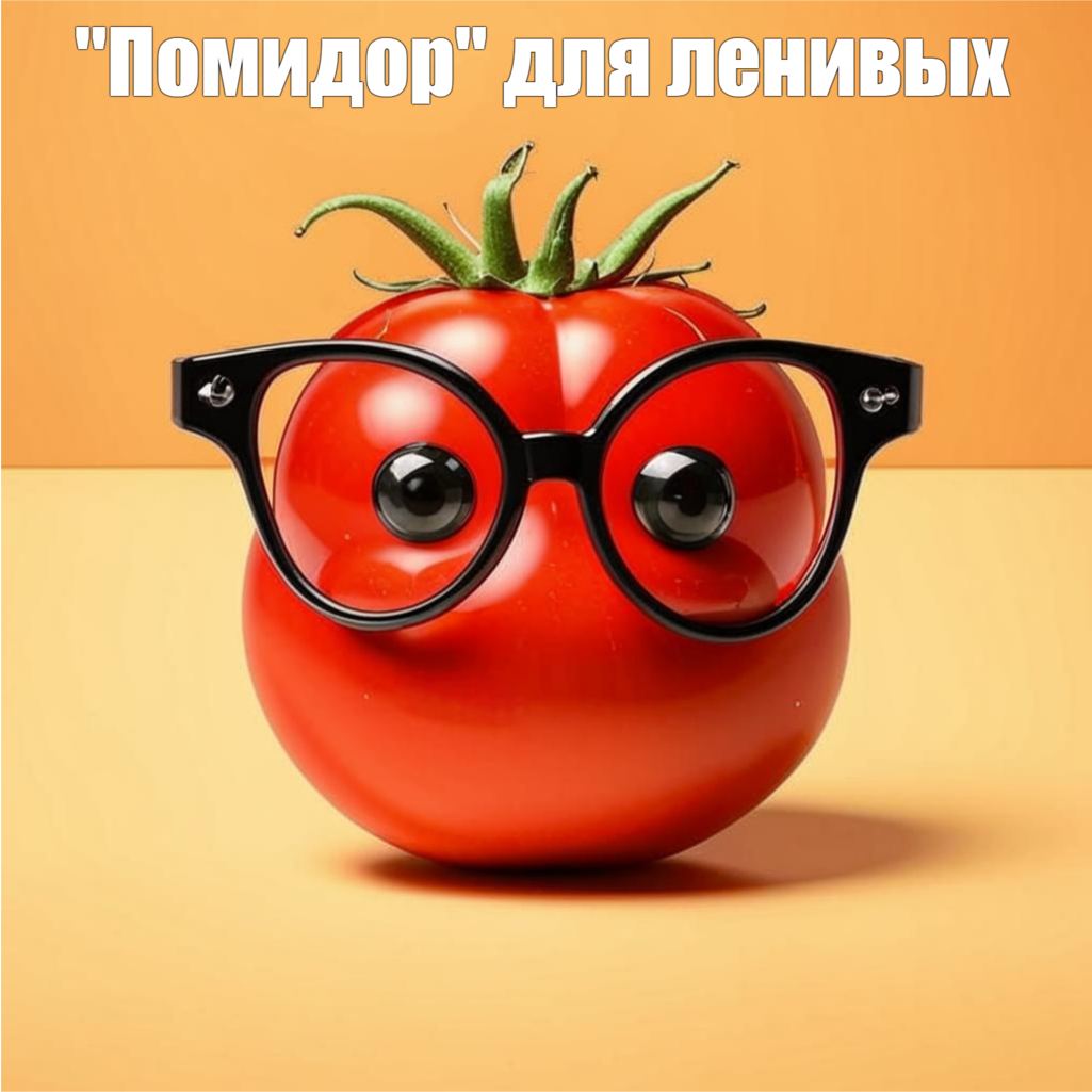 „Срочно!“, попробуй метод, который придумал… помидор». 