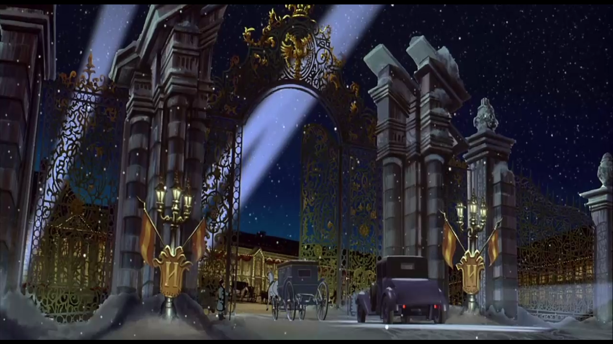 Кадры из м/ф "Анастастия", 1997 г.