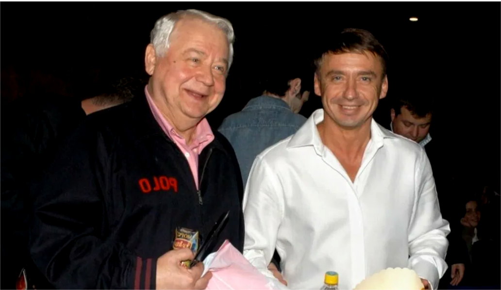 на фото Олег Табаков с сыном Антоном 