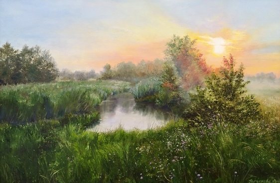 «От улыбки хмурый день светлей…или пейзажи Юлии Горчаковой»