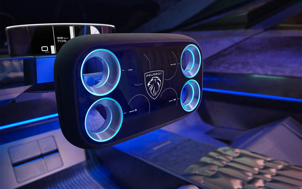 Peugeot📷Интерьер Peugeot Inception Concept
