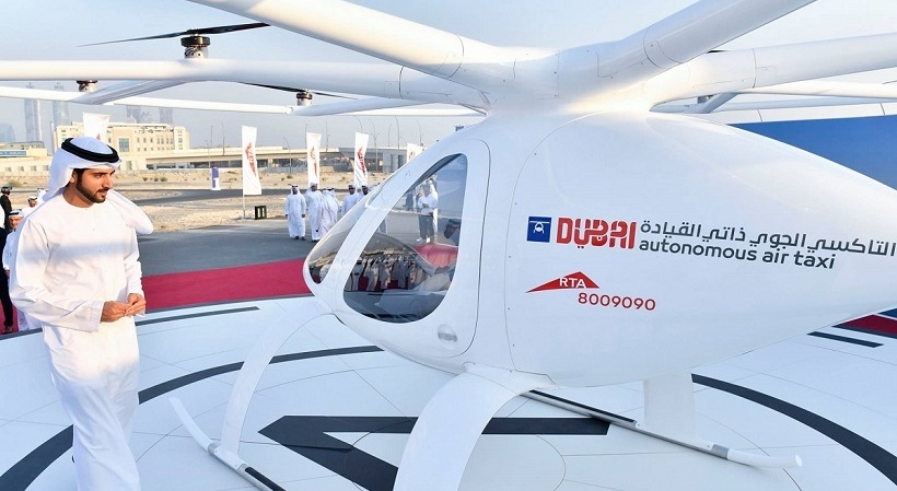 Летающее такси в Дубае