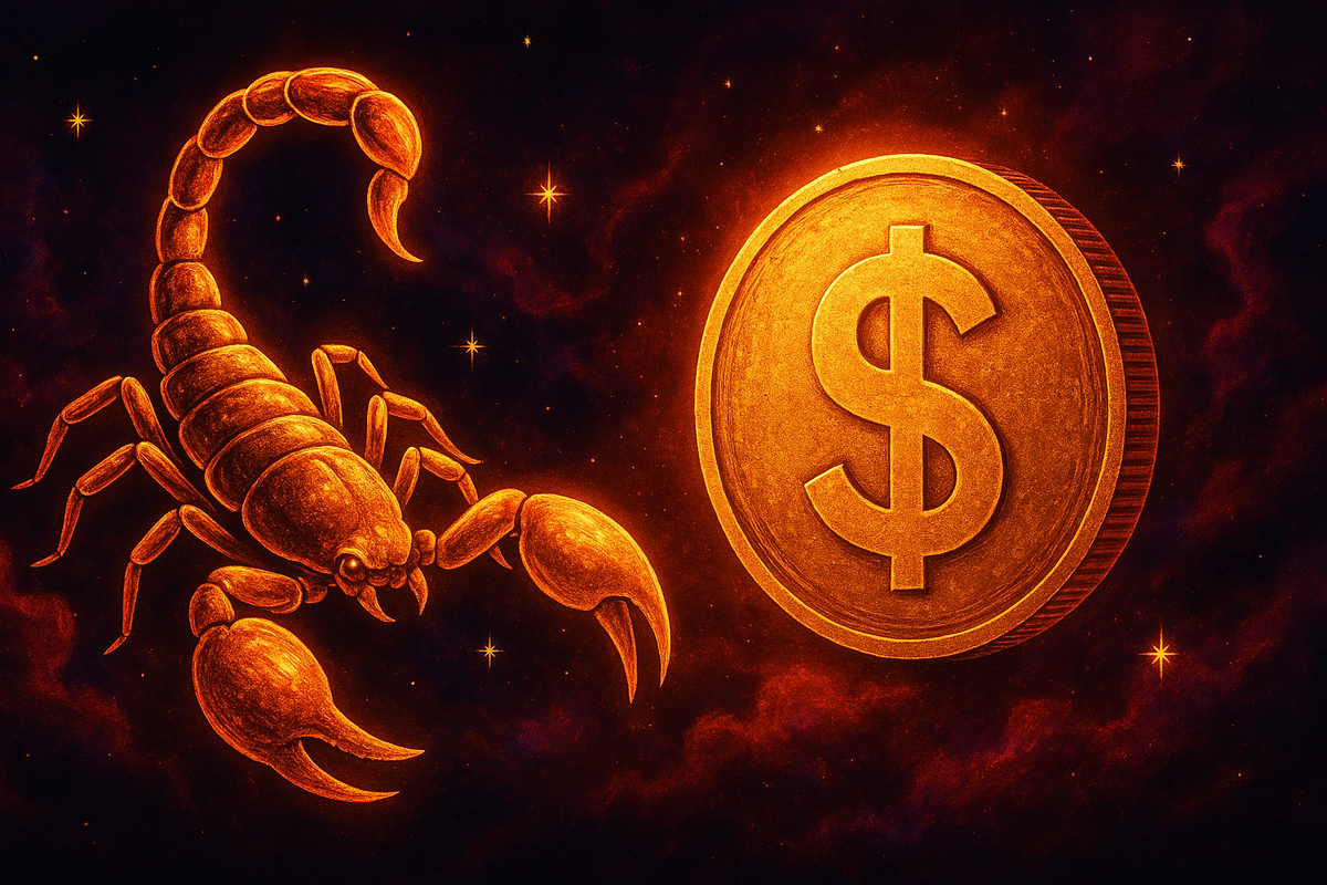 Финансовый гороскоп на апрель 2025 для Скорпиона