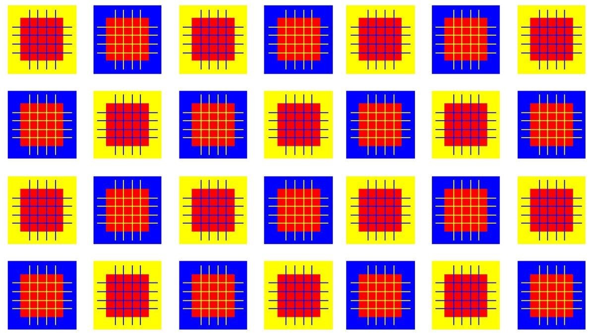 Иллюзия "Мнимые оттенки": один цвет – сто восприятий.