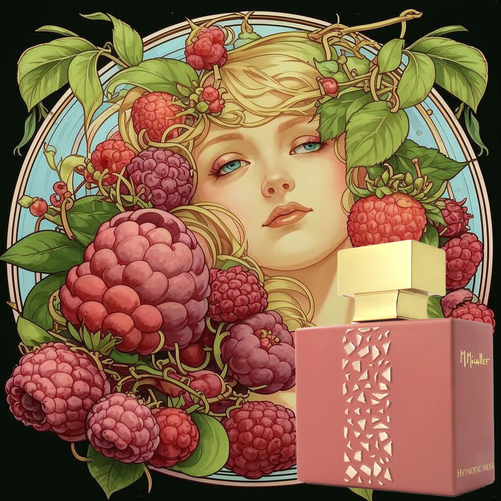 Парфюмерная вода для женщин M.Micallef Hypnotic Musk. Создано с ИИ Кандинский