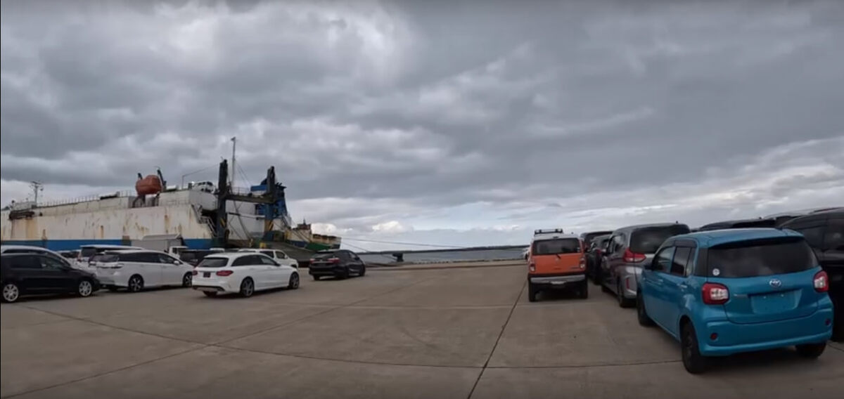 Порт Фусики, Порт Ивасэ, город Тояма, Япония. Источник: скриншот из VKвидео канала "Япония Транзит"