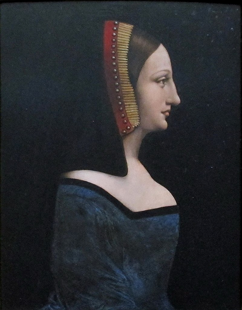 Неизвестный художник XVI века (мастерская Леонардо да Винчи). Прекрасная Ферроньера