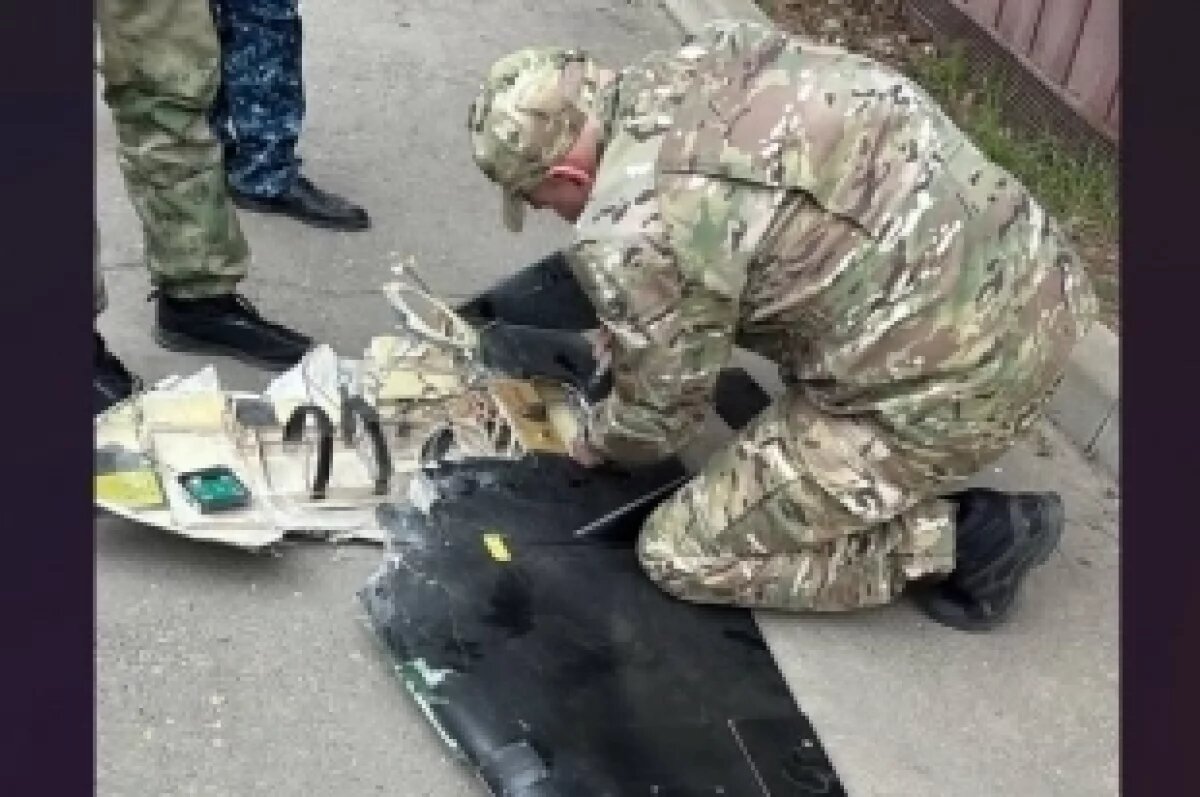    Сапёры обезвредили упавший дрон ВСУ в Аксае