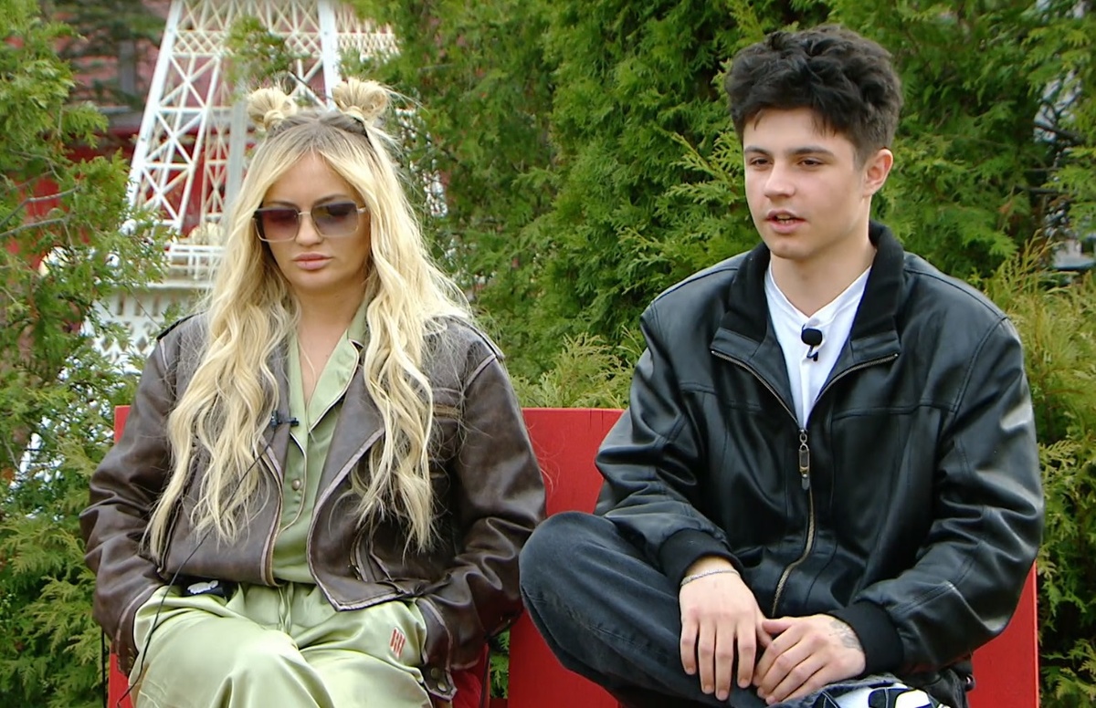 Никита Гуранда и Элина Рахимова (фото из эфира на «Okko»)