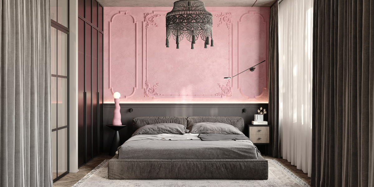 Спальня в ЖК "Речной порт"