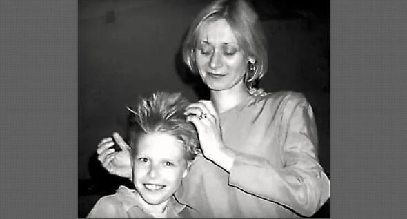 Никита с матерью