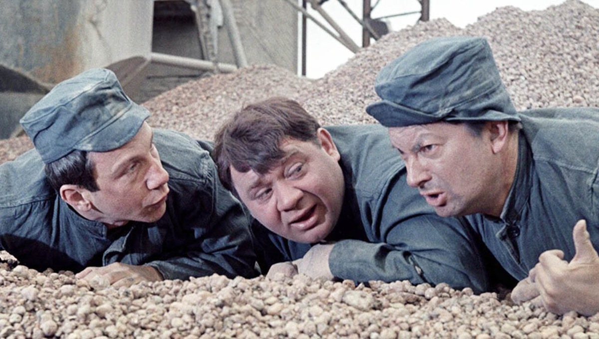 Косой, Доцент и Хмырь из фильма "Джентльмены удачи" 