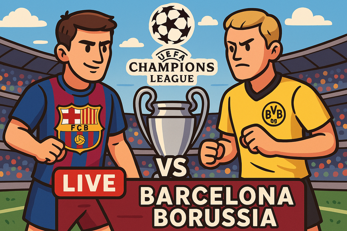 Барселона против Боруссии ЛИГА ЧЕМПИОНОВ